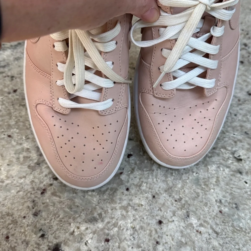 NikeLab Dunk Lux Low Sneakers in Arctic Orange Pink Lace Up Sneakers Mens 10.5